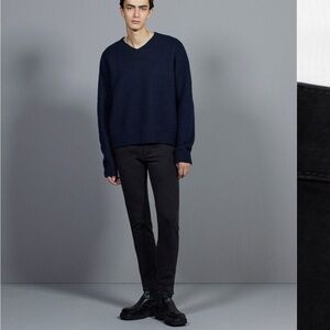 NWT Frame Denim Men’s L'Homme Slim Jeans in Noir Size 28